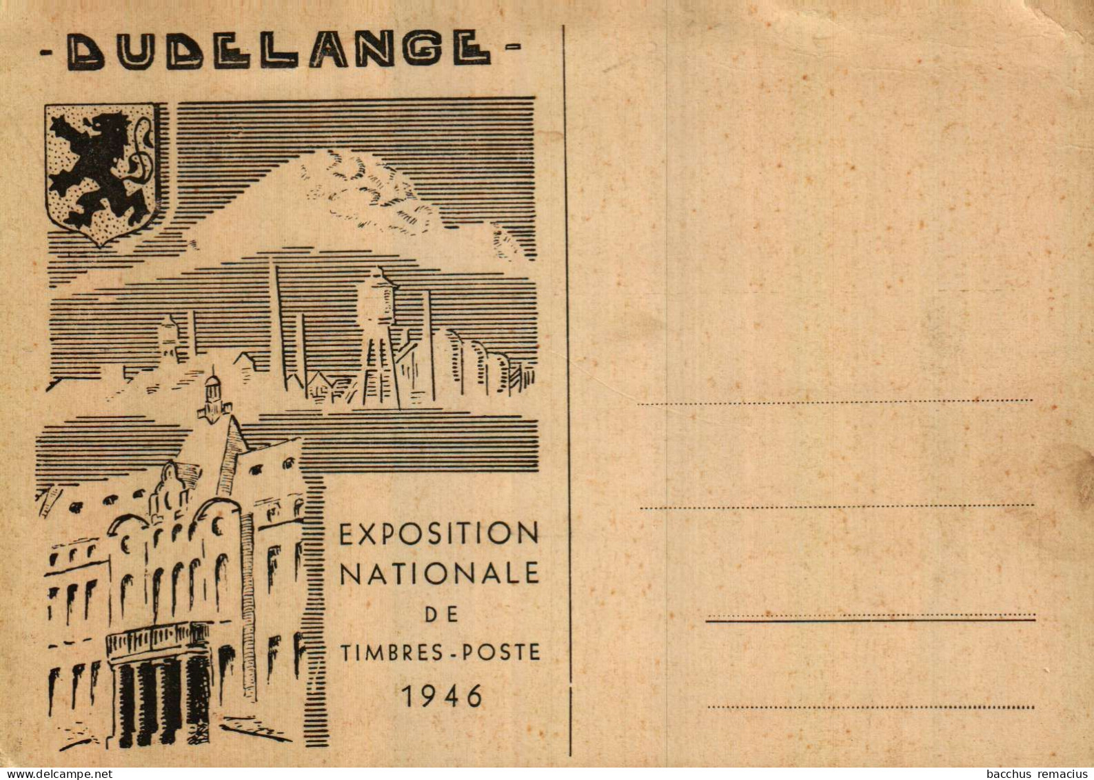 DUDELANGE -   Exposition De Timbres-Poste 1946 - Dudelange