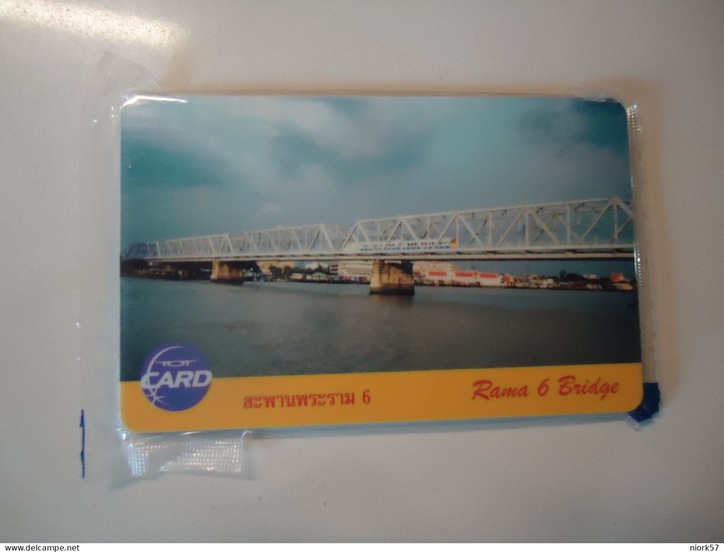 THAILAND MINT CARDS   TOT CHIPS  BRIDGES  RAMA 6  LANDSCAPES - Landschaften