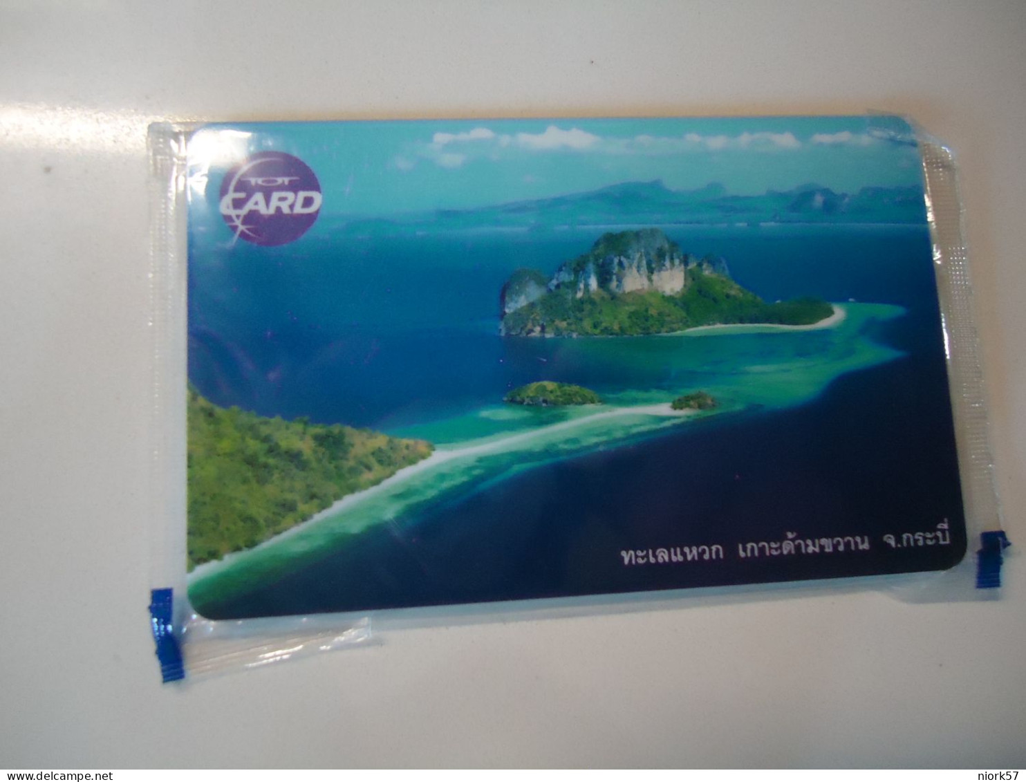 THAILAND MINT CARDS   TOT CHIPS  ISLANDS  LANDSCAPES - Paysages