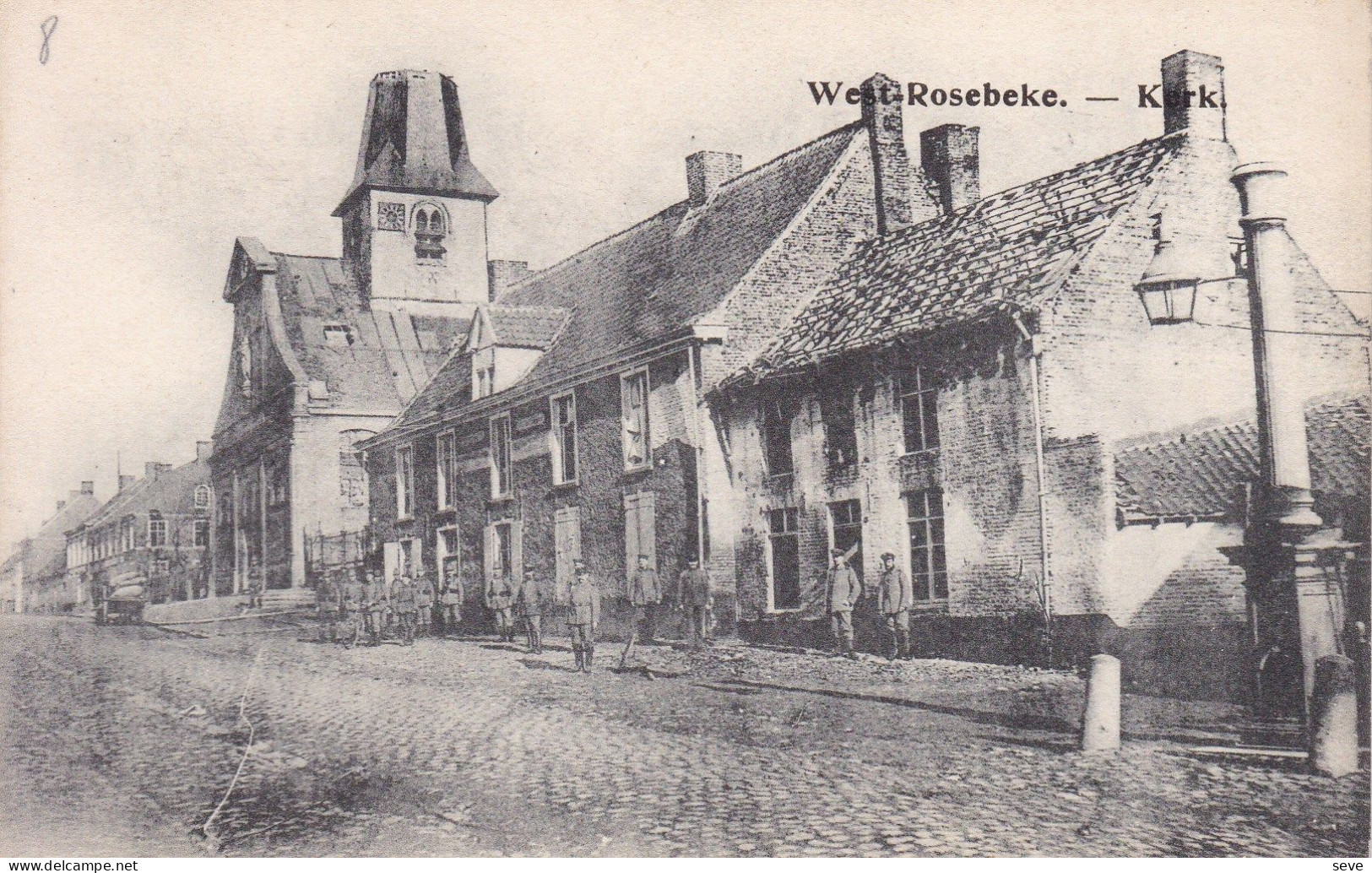 WESTroosebeke Kerk Carte Non Circulée - Staden