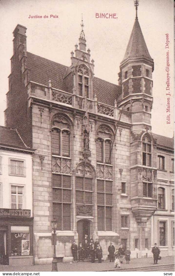 BINCHE La Justice De Paix Carte Non Voyagée - Binche