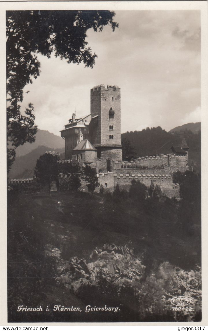 E449) FRIESACH In Kärnten - GEIERSBURG - Alte FOTO  AK 1930 - Friesach