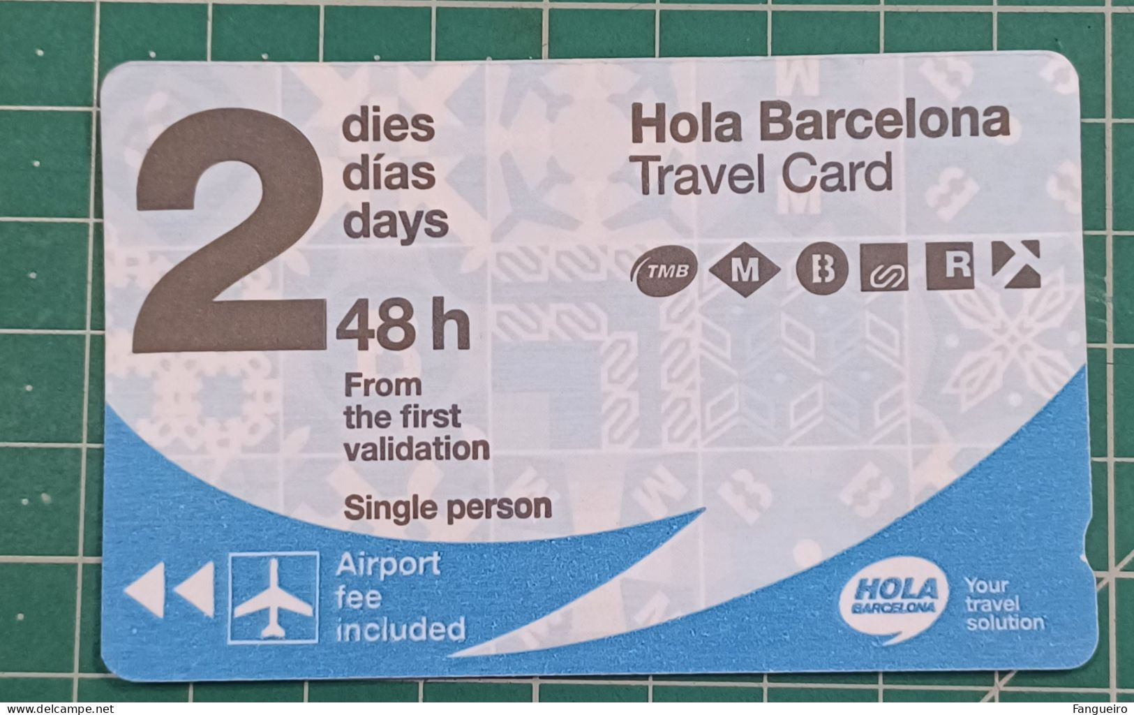 SPAIN  BUS TICKET HOLA BARCELONA - Europa