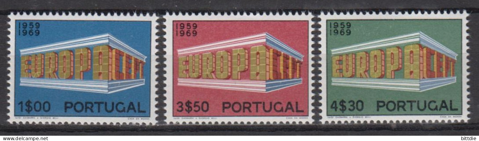 Europa/Cept , Portugal  1070/72 , Xx  (S 1738) - 1969