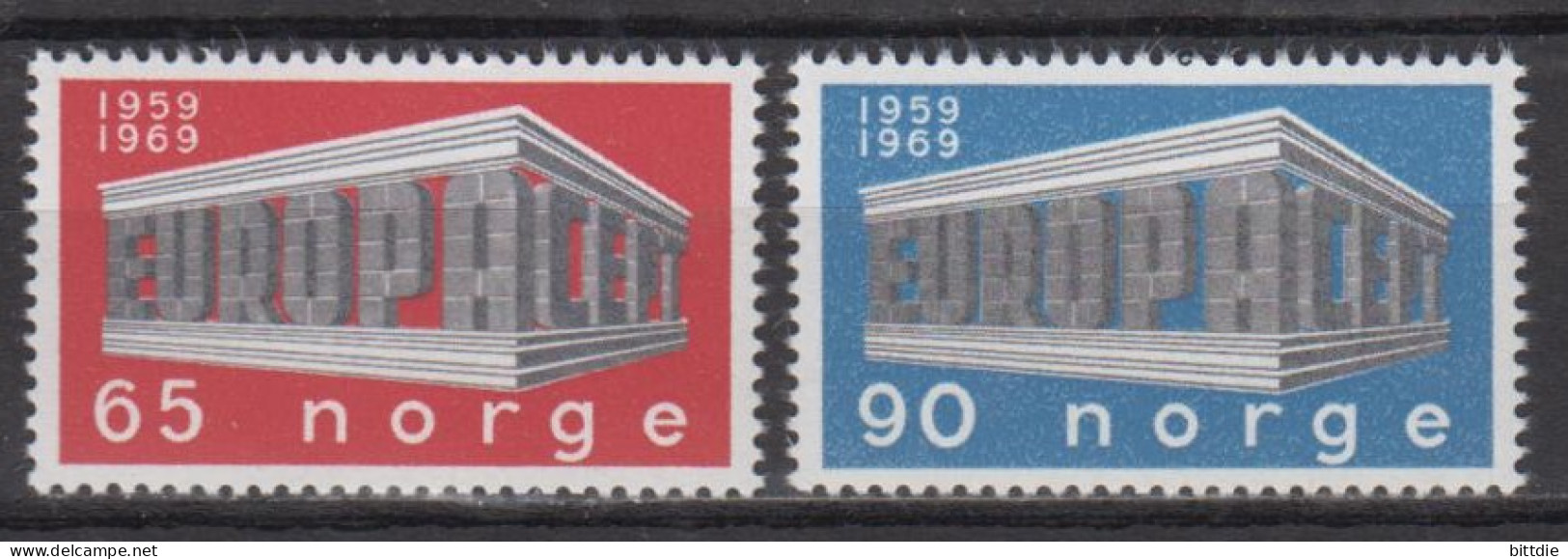 Europa/Cept , Norwegen  583/84 , Xx  (S 1743) - 1969