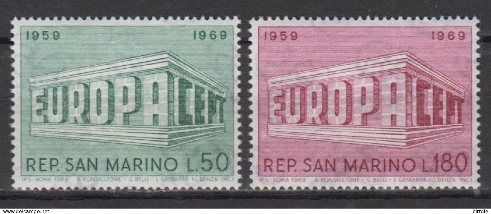 Europa/Cept , San Marino  925/26 , Xx  (S 1744) - 1969