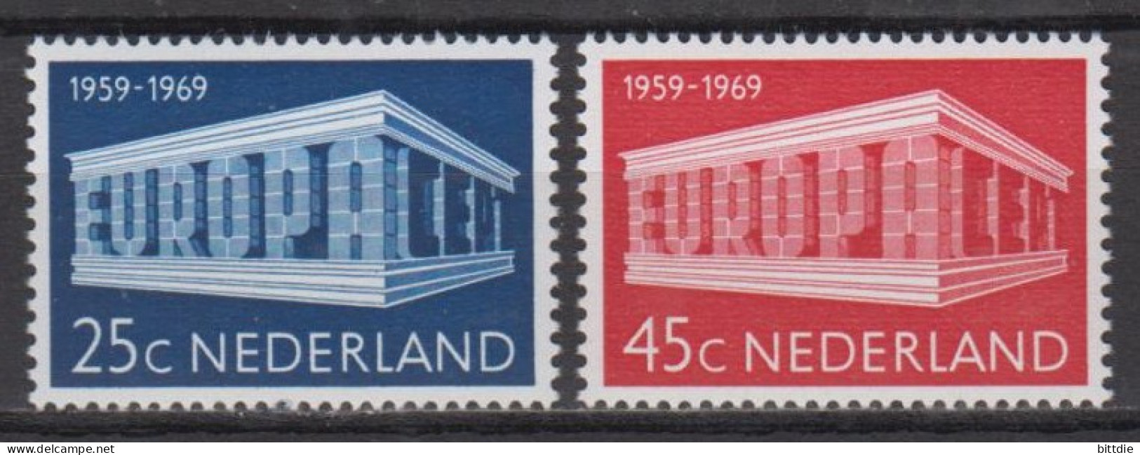 Europa/Cept , NL  920/21 , Xx  (S 1745) - 1969
