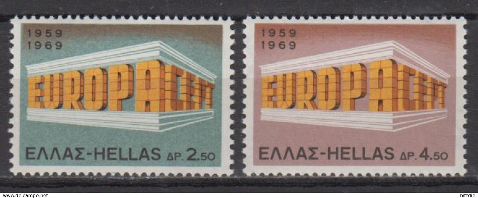 Europa/Cept , Griechenland  1004/05 , Xx  (S 1747) - 1969