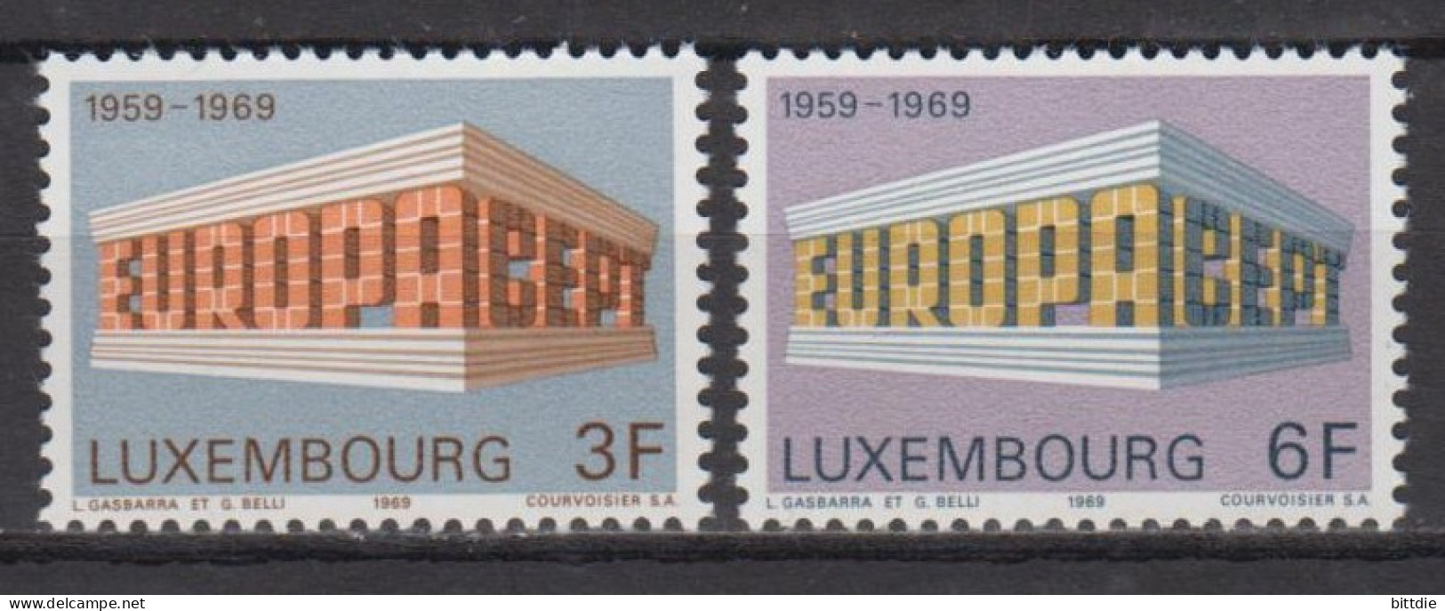 Europa/Cept , Lux.  788/89 , Xx  (S 1752) - 1969