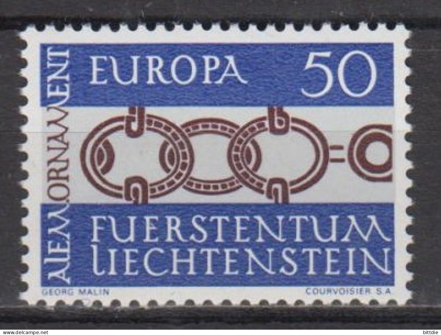 Europa/Cept, Liechtenstein  454 , Xx  (S 1769) - 1965