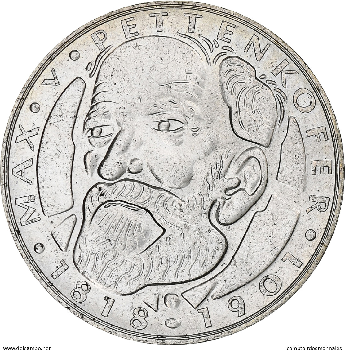 Monnaie, République Fédérale Allemande, 5 Mark, 1968, Munich, Germany, SUP+ - 5 Marchi