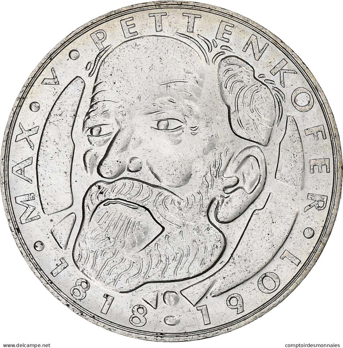 Monnaie, République Fédérale Allemande, 5 Mark, 1968, Munich, Germany, SUP+ - 5 Mark