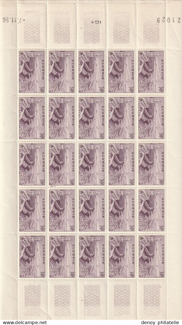 Feuille De 25 Du 339  Vues D'Oran - Unused Stamps