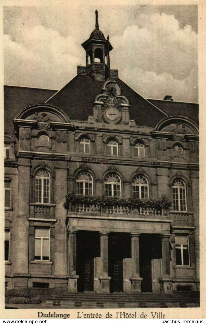 DUDELANGE - L'entrée De L'Hotel De Ville - Dudelange