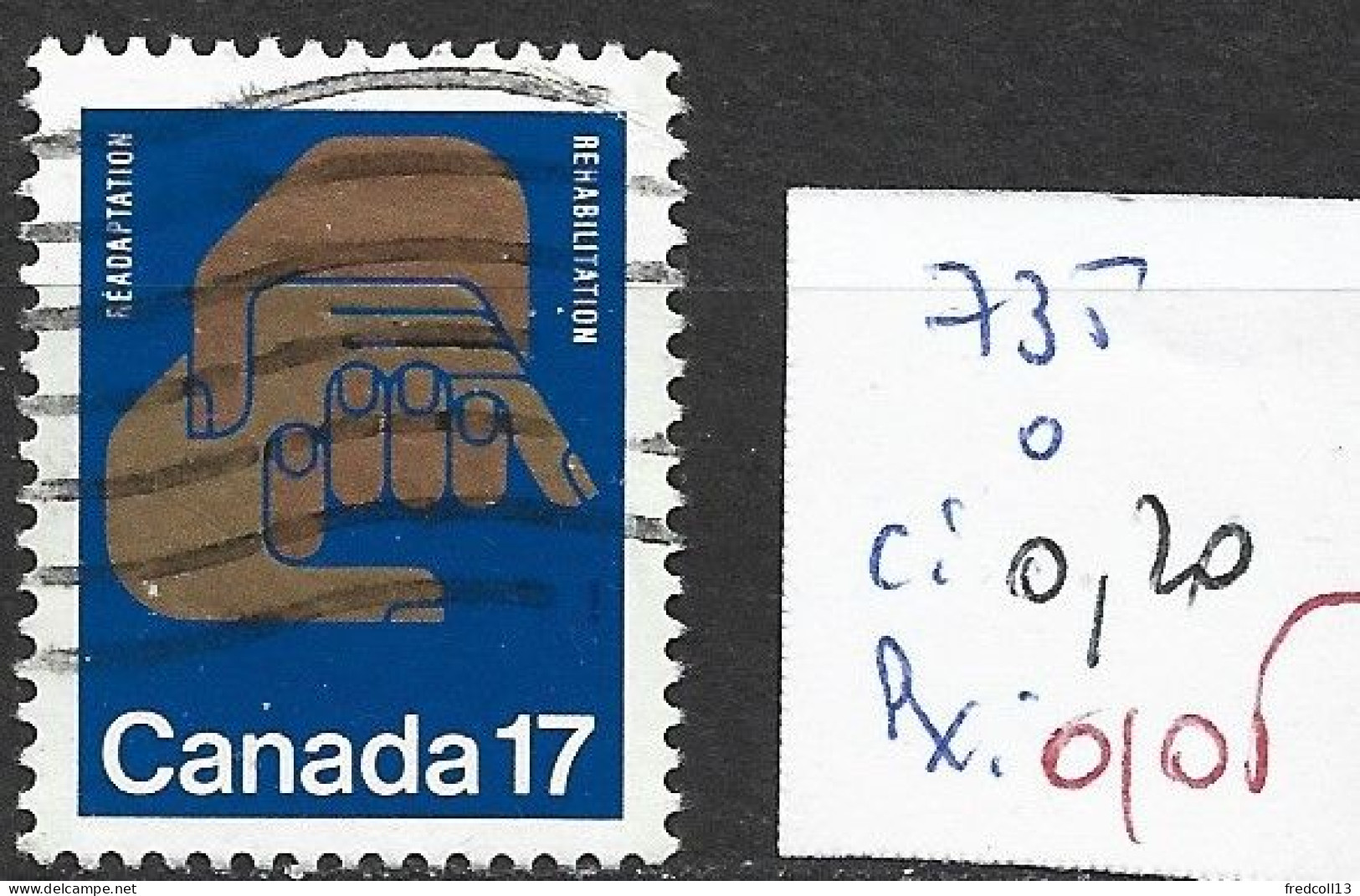 CANADA 735 Oblitéré Côte 0.20 € - Used Stamps