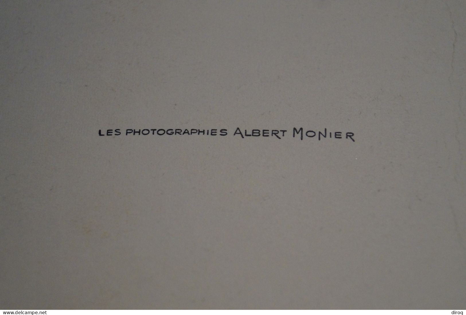 Ancienne Photo Paris Du Photographe Albert Monier, 125 Mm. Sur 100 Mm. - Berühmtheiten