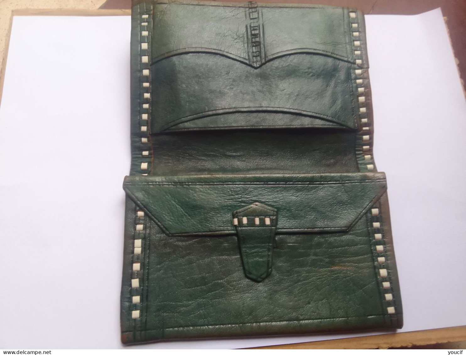 Portefeuille Ancien En Cuir - Leather Goods 