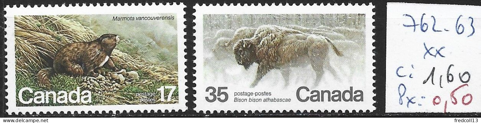 CANADA 762-63 ** Côte 1.60 € - Unused Stamps