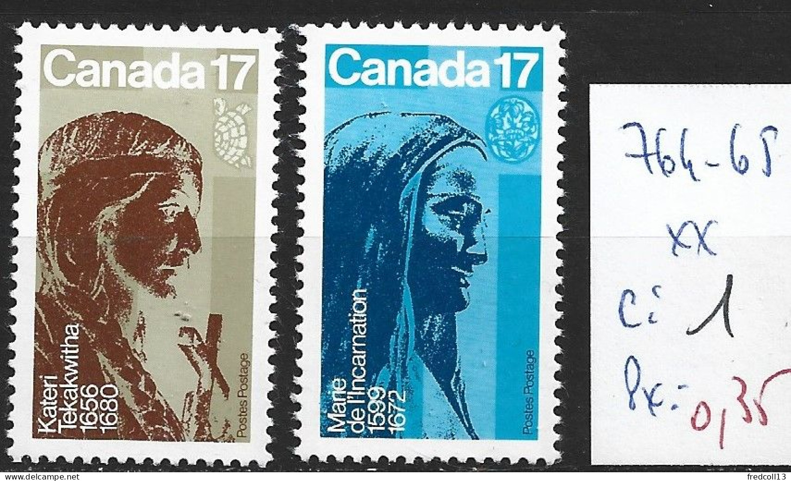 CANADA 764-65 ** Côte 1 € - Unused Stamps