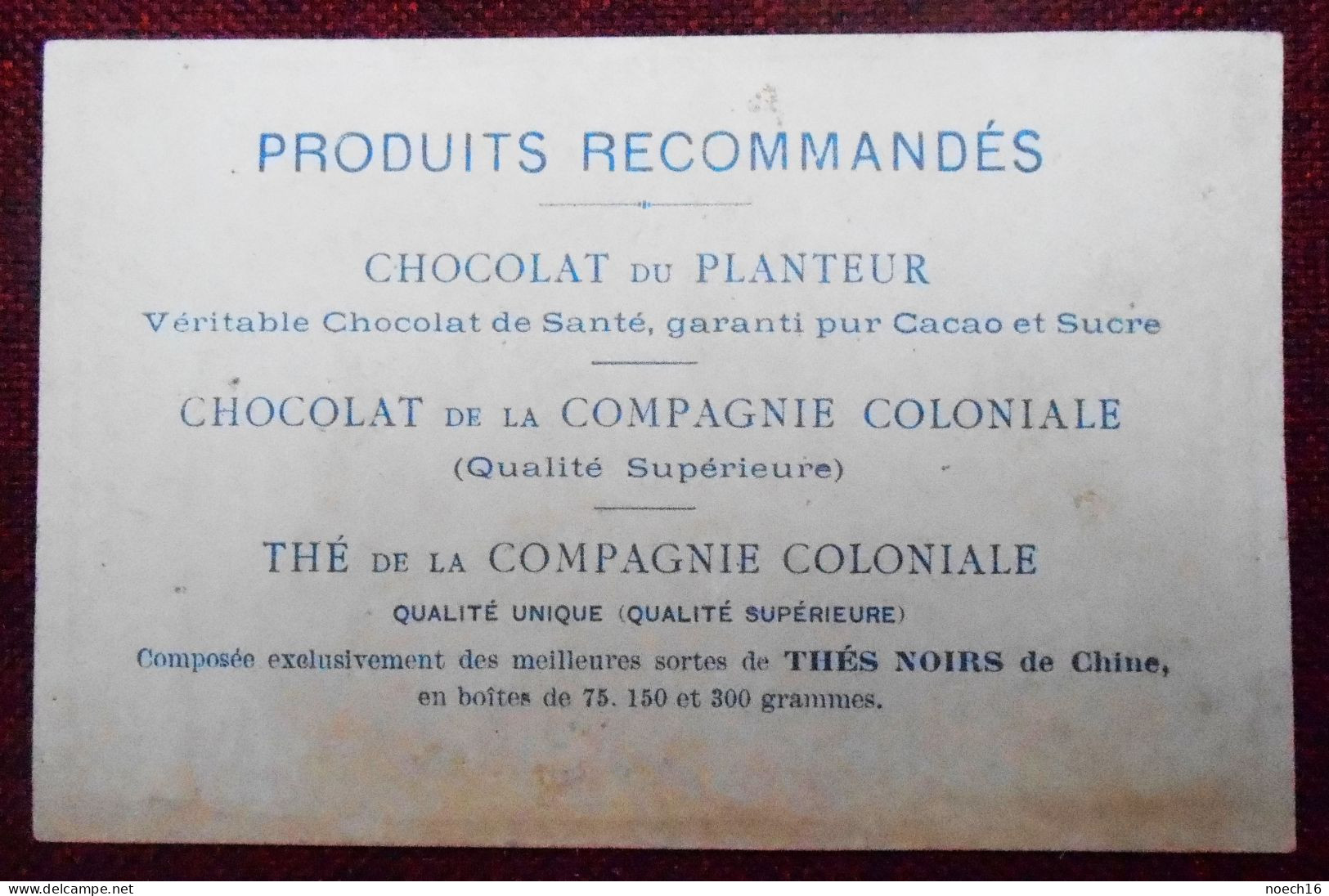 Chromo Chocolat Du Planteur. Fabricants De Moulins à Vent - Suchard