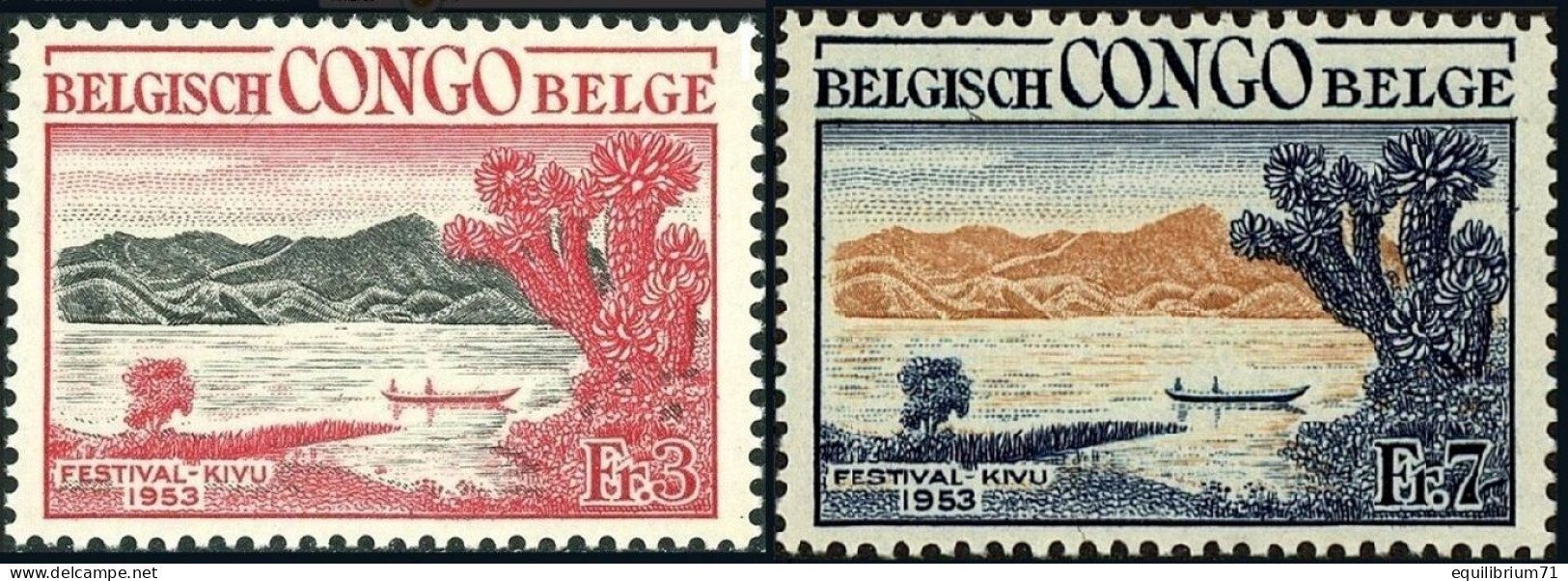 325/326** - Festival Du Kivu, Paysages / Kivu-festival, Landschap / Kivu-Festival, Landschaft - Congo - Unused Stamps