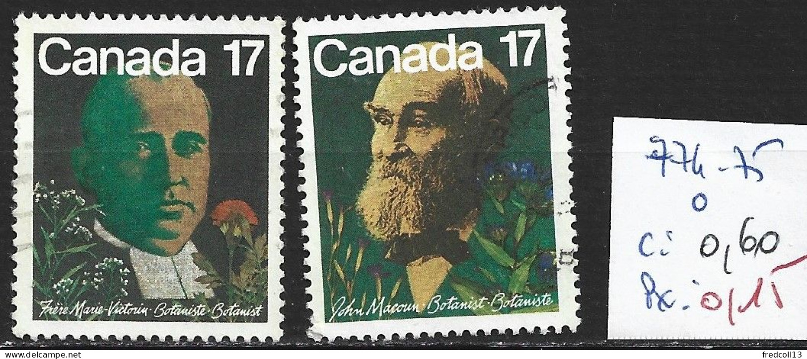 CANADA 774-75 Oblitérés Côte 0.60 € - Used Stamps