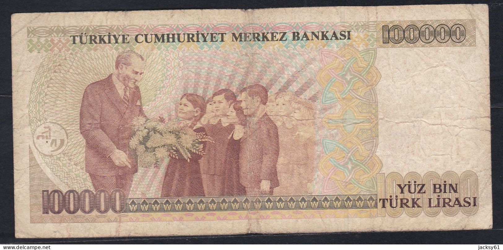 100000 Yüz Bin Türk Lirasi - 1970 - Turquie