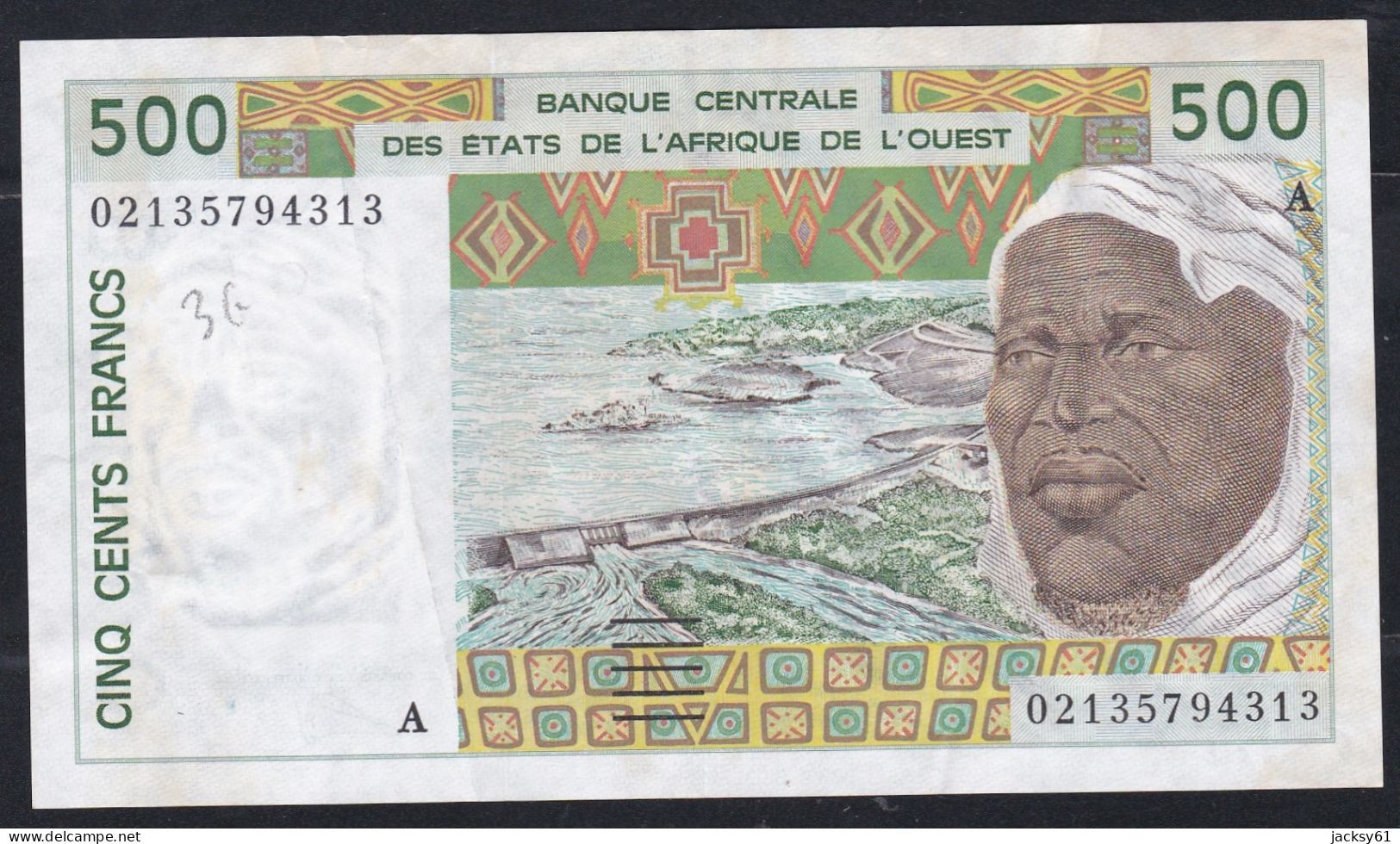 500 Francs - Banque Centrale Des états De L'afrique De L'ouest - États D'Afrique De L'Ouest