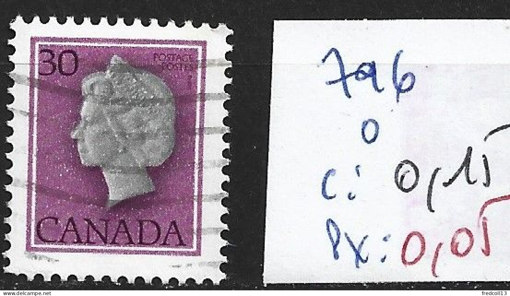 CANADA 796 Oblitéré Côte 0.15 € - Used Stamps