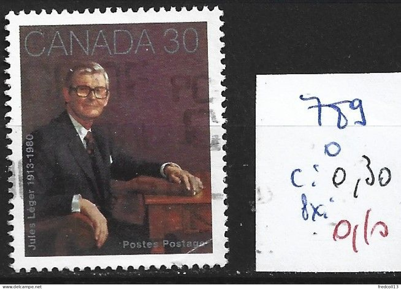 CANADA 789 Oblitéré Côte 0.30 € - Used Stamps