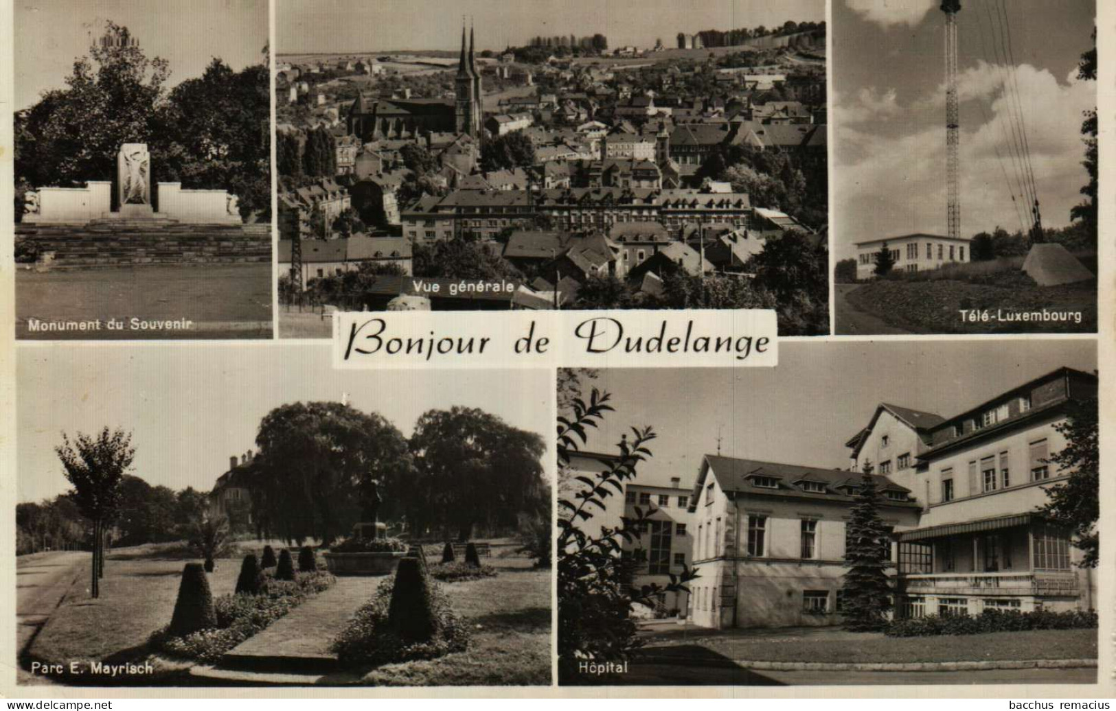 Bonjour De DUDELANGE  Messageries Paul Kraus  Nr 1176 - Düdelingen