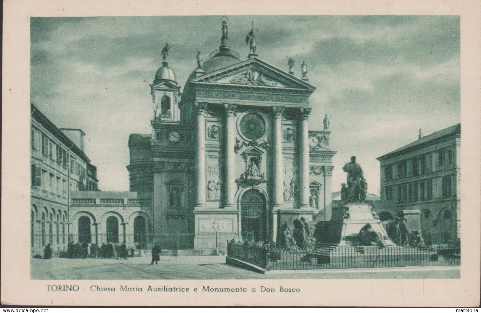 ITALIE PIEMONTE TORINO TURIN CHIESA MARIA AUSILIATRICE E MONUMENTO A DON BOSCO - Kerken