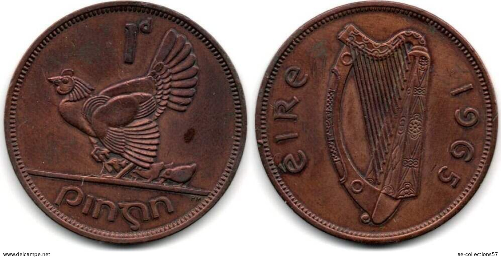 MA 29179 / Irlande - Irland - Eire 1 Penny 1965 TTB - Irlanda