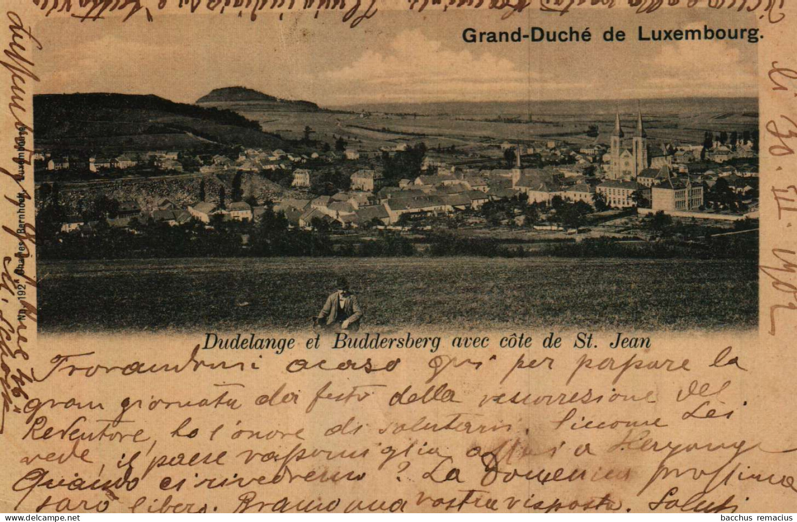 DUDELANGE Et BUDDERSBERG Avec Cote De St.Jean 1902 - Dudelange