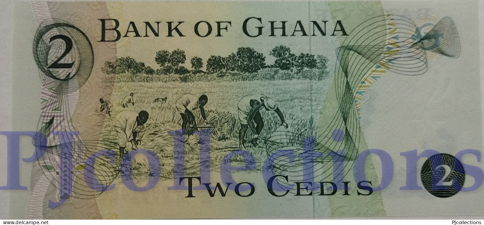 GHANA 2 CEDIS 1977 PICK 14c UNC - Ghana