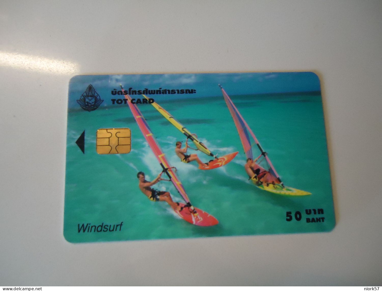 THAILAND USED CARDS  SPORTS  WINDSURF - Sport