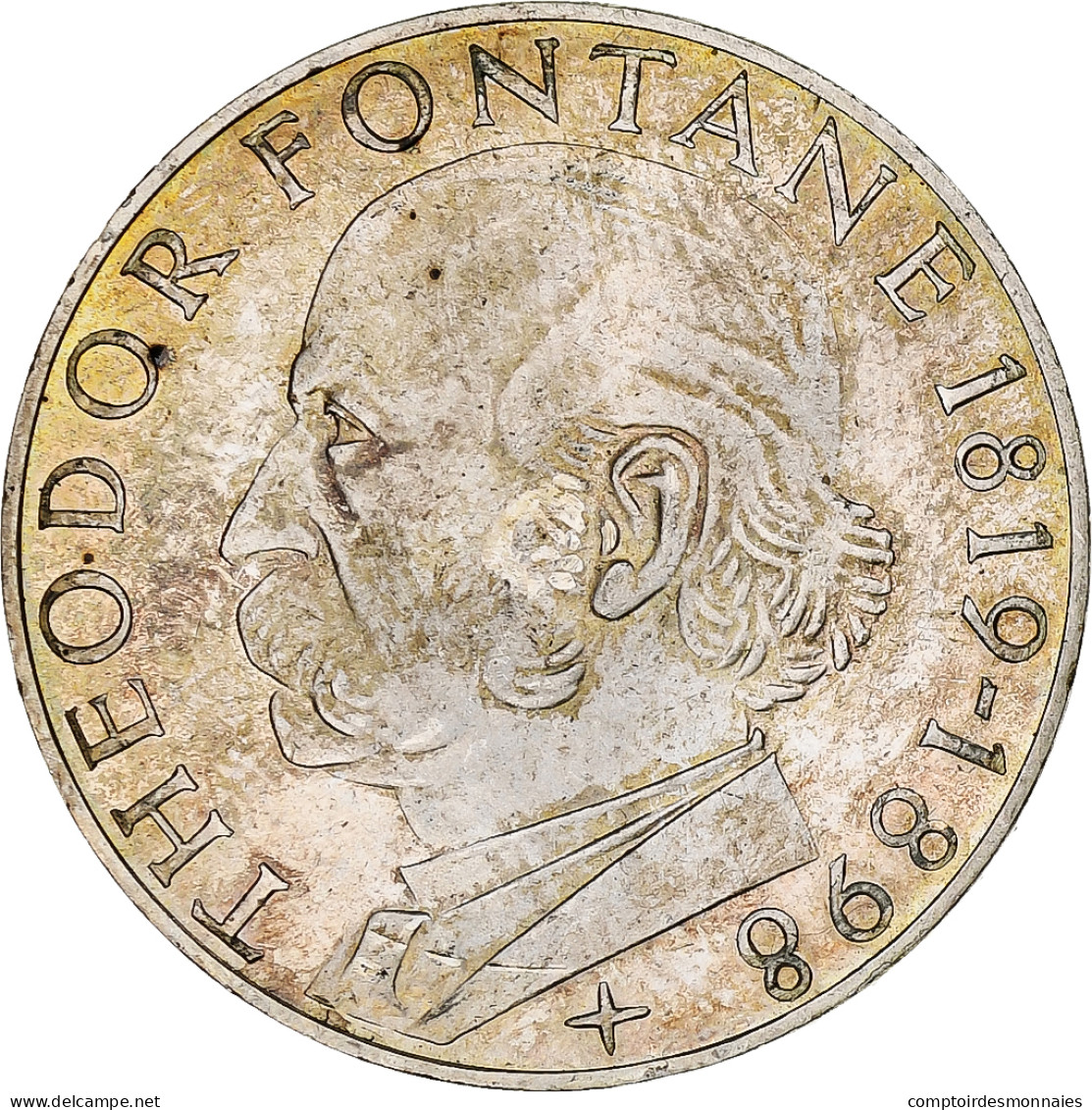 Monnaie, République Fédérale Allemande, 5 Mark, 1969, Karlsruhe, Germany - 5 Mark
