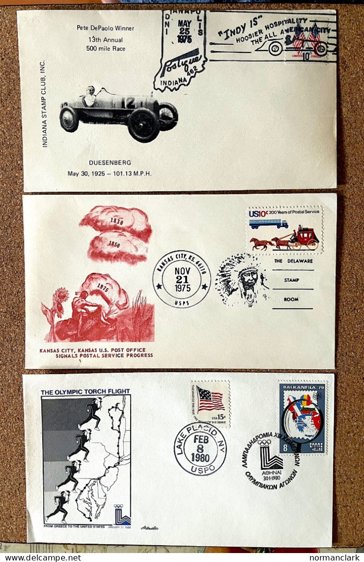 USA 1924-80 RANGE OF COVERS AND CARDS WITH PHILATELIC & TOPICAL INTEREST (17)