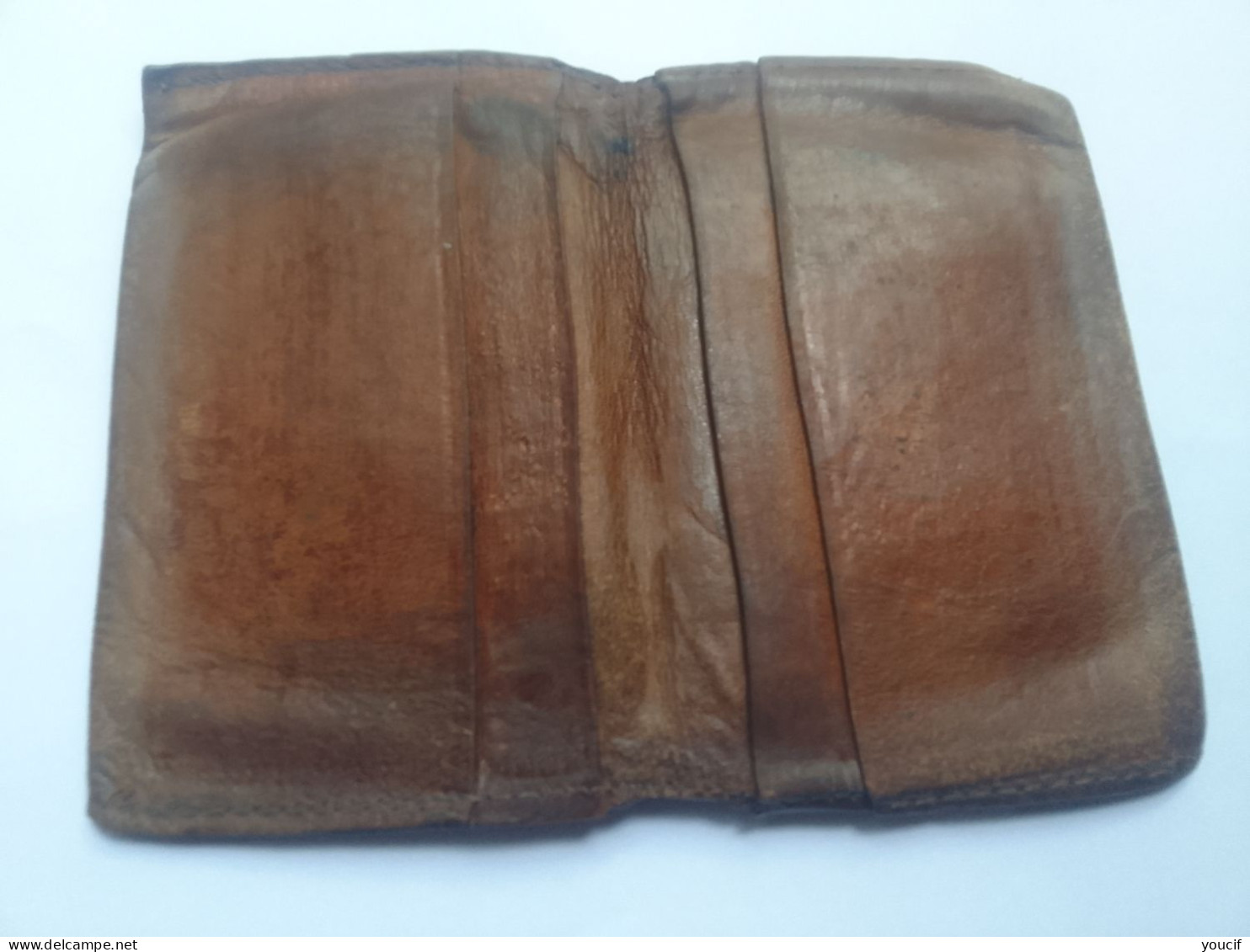 Portefeuille En Cuir Centenaire Souvenir D'algerie - Leather Goods 