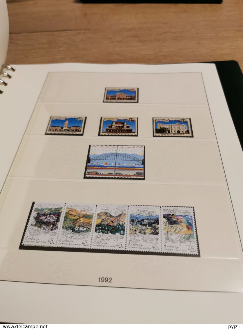 Australia 1989-1995 MNH in Lindner-T album