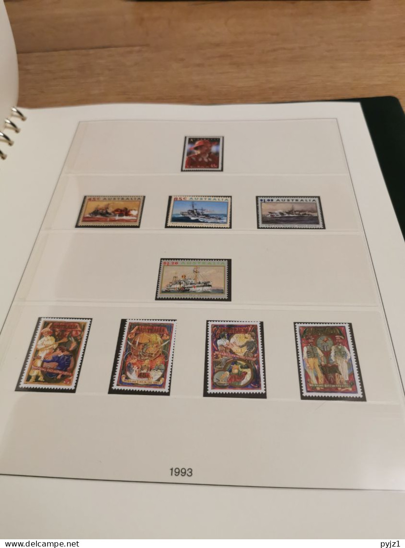 Australia 1989-1995 MNH in Lindner-T album