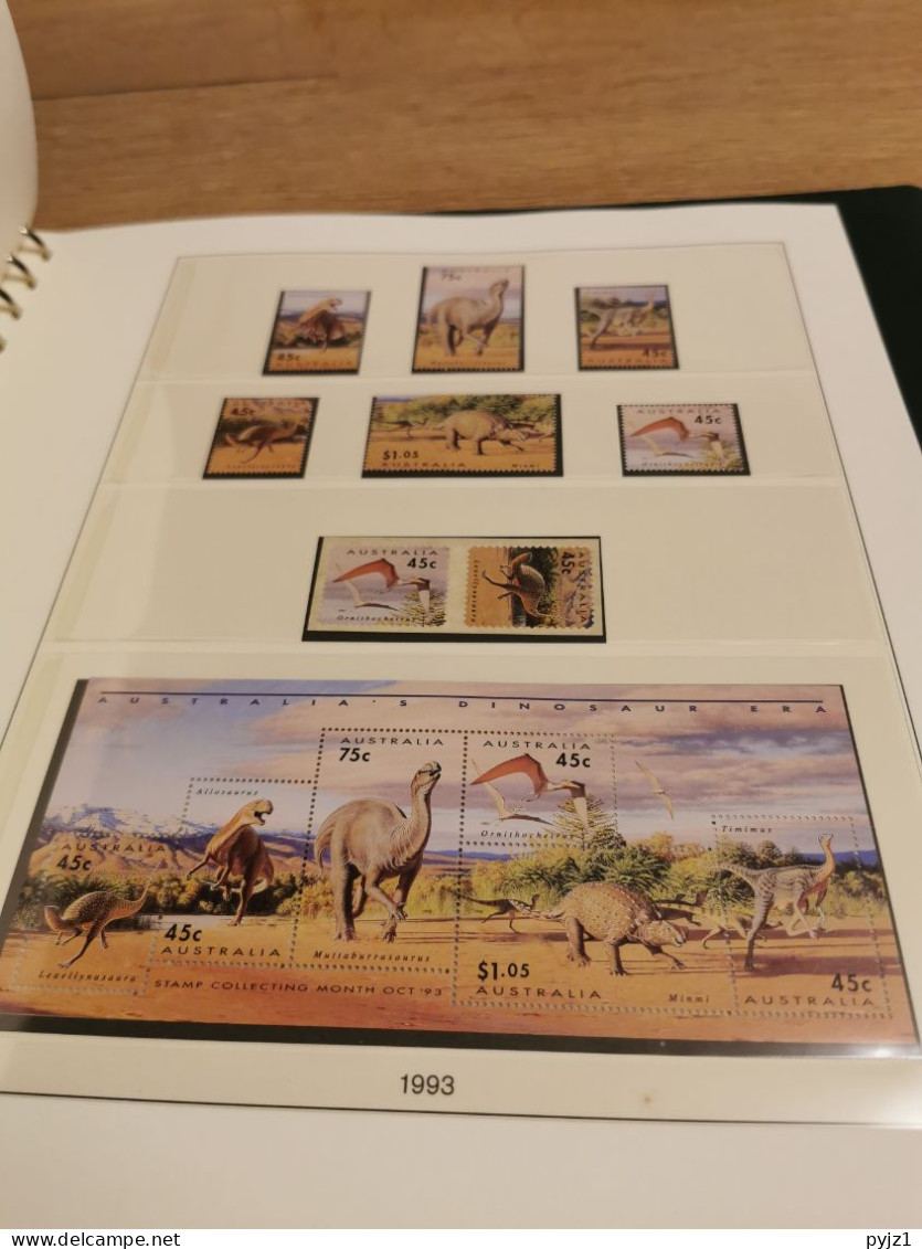 Australia 1989-1995 MNH in Lindner-T album