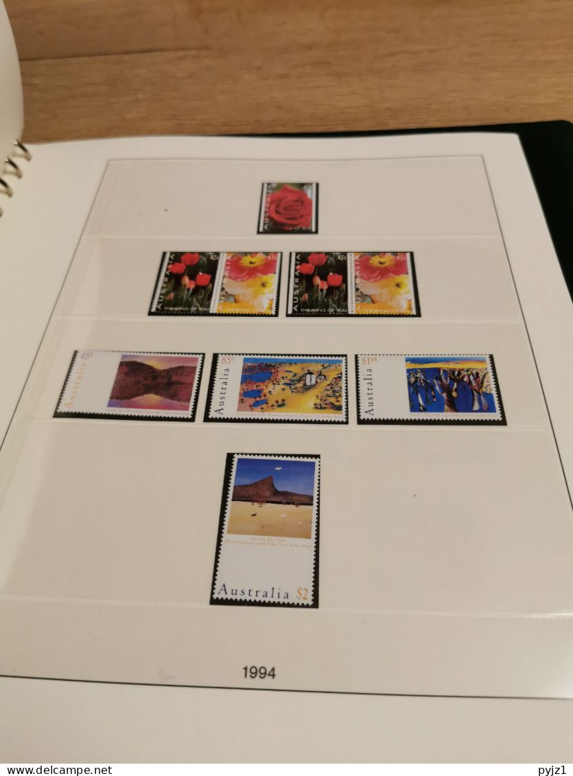 Australia 1989-1995 MNH in Lindner-T album