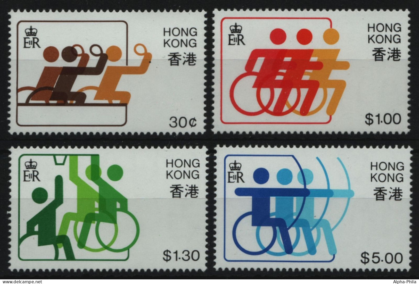Hongkong 1982 - Mi-Nr. 404-407 ** - MNH - Sport - Nuovi