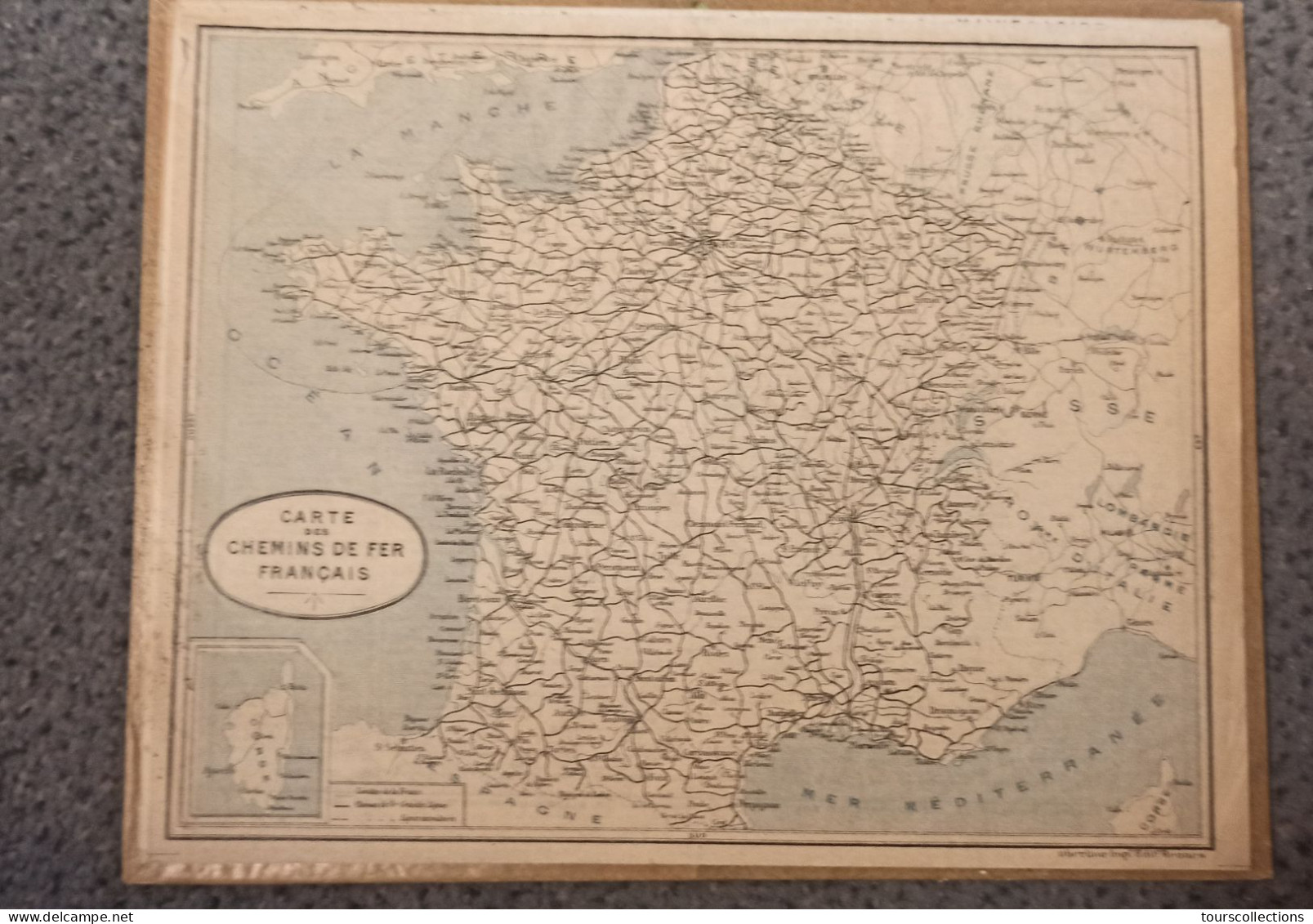 CALENDRIER 1930 POSTES PTT Maine Et Loire 49 - Illustration  Bateaux De Pêche En Méditerranée - OBERTHUR Rennes - Grand Format : 1921-40