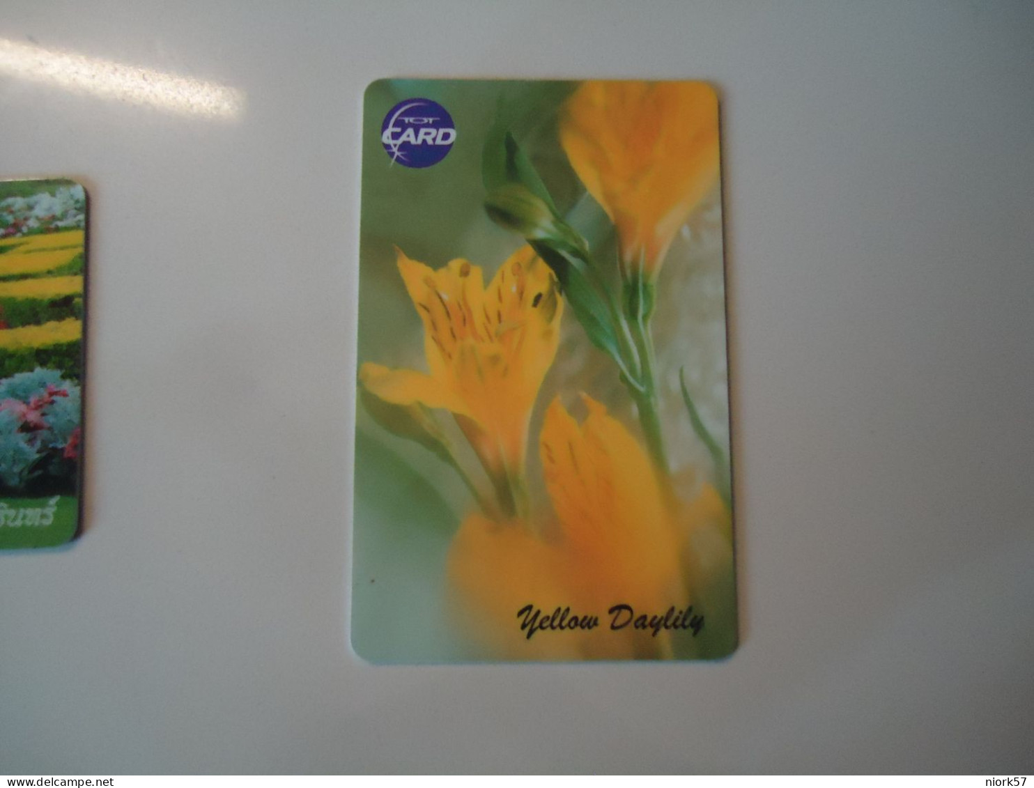 THAILAND USED CARDS TOT CHIPS PLANTS FLOWERS LILIUM - Fiori