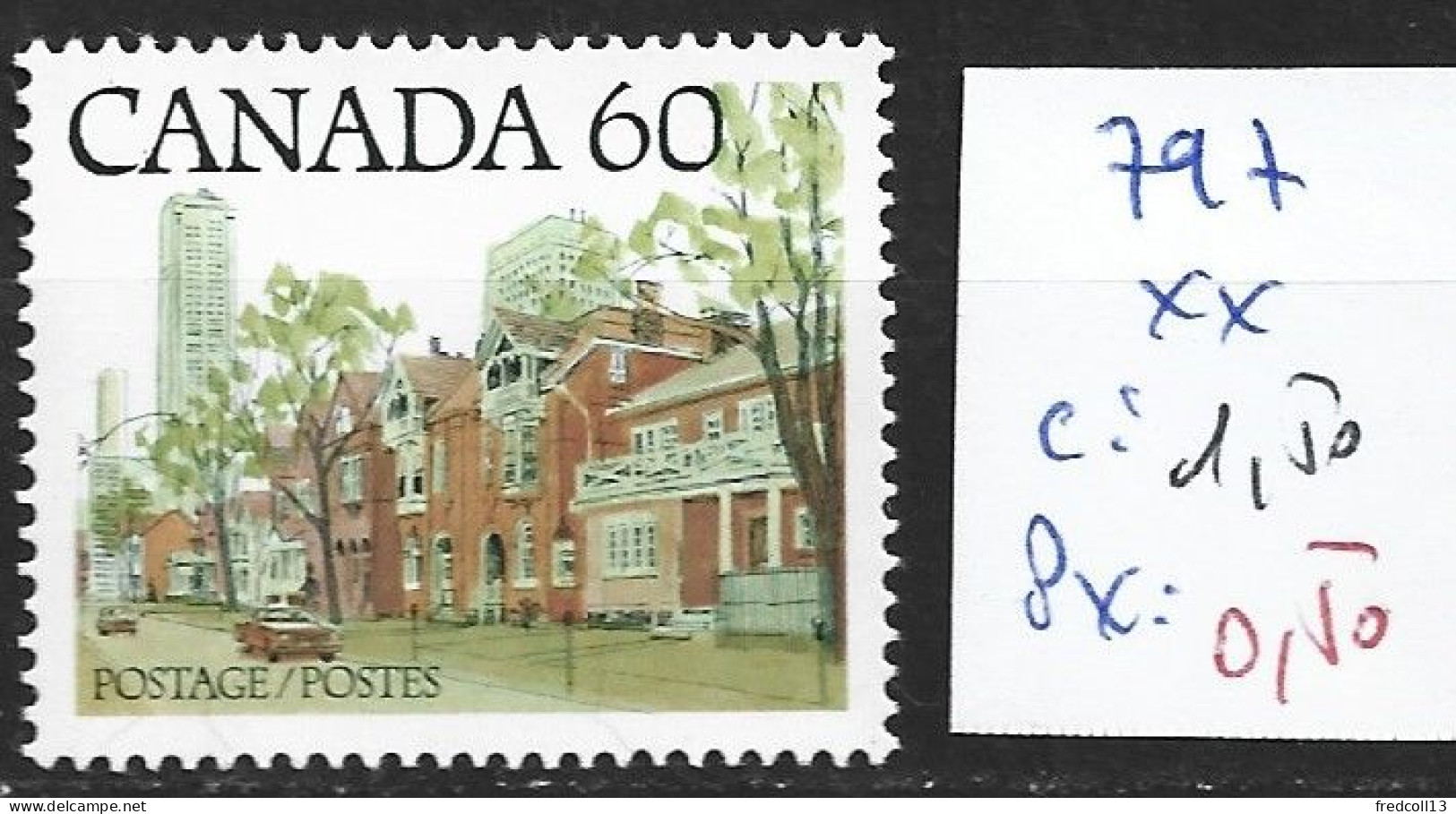 CANADA 797 ** Côte 1.50 € - Unused Stamps