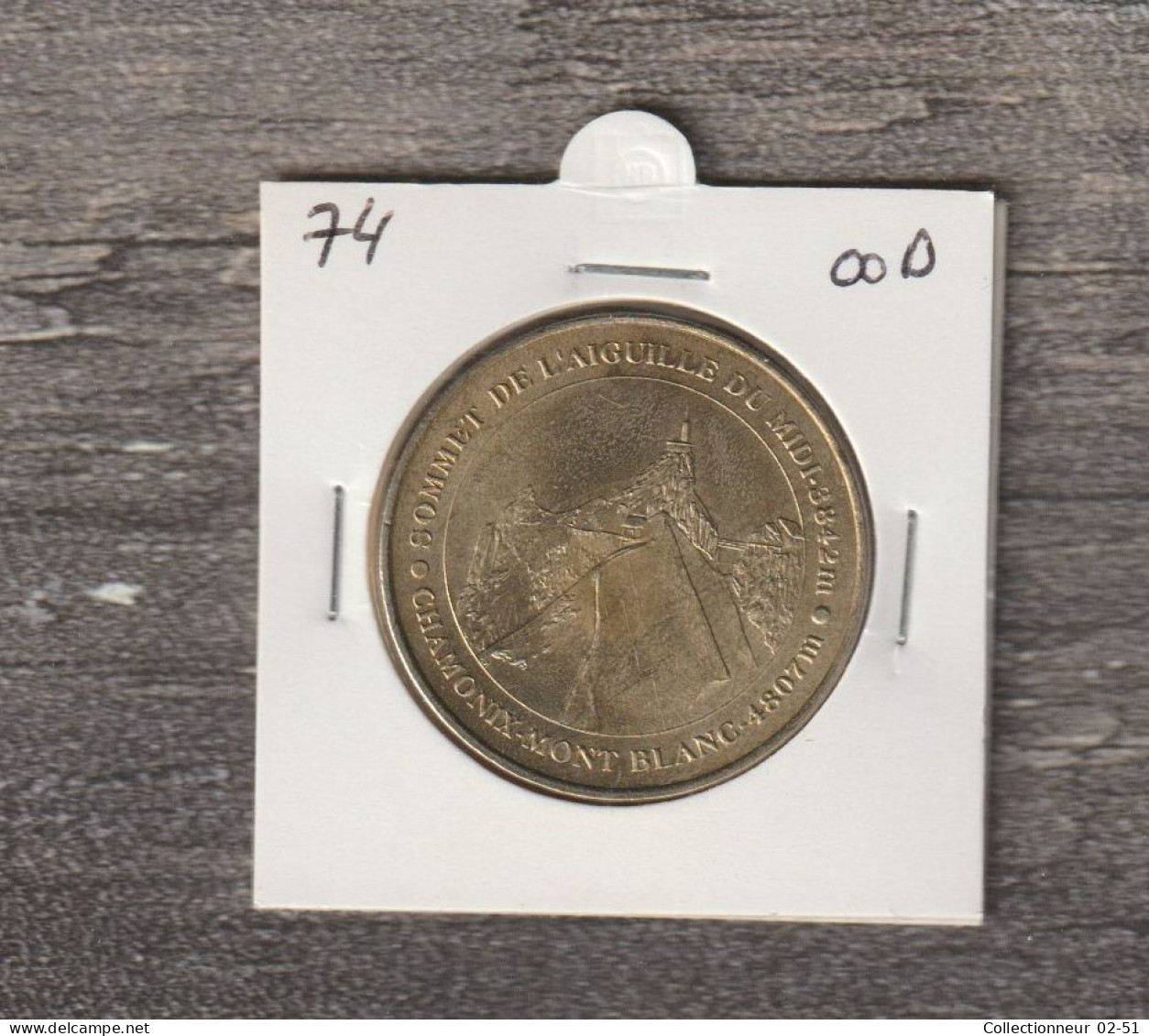 Monnaie De Paris : Sommet De L'Aiguille Du Midi 3842m - 2000 - 2000