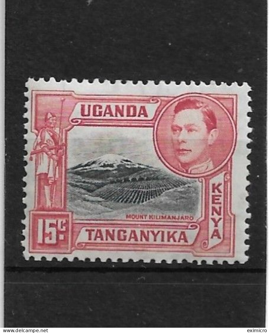 KENYA, UGANDA AND TANGANYIKA 1938 15c SG 137 PERF 13¼ LIGHTLY MOUNTED MINT Cat £45 - Kenya, Uganda & Tanganyika