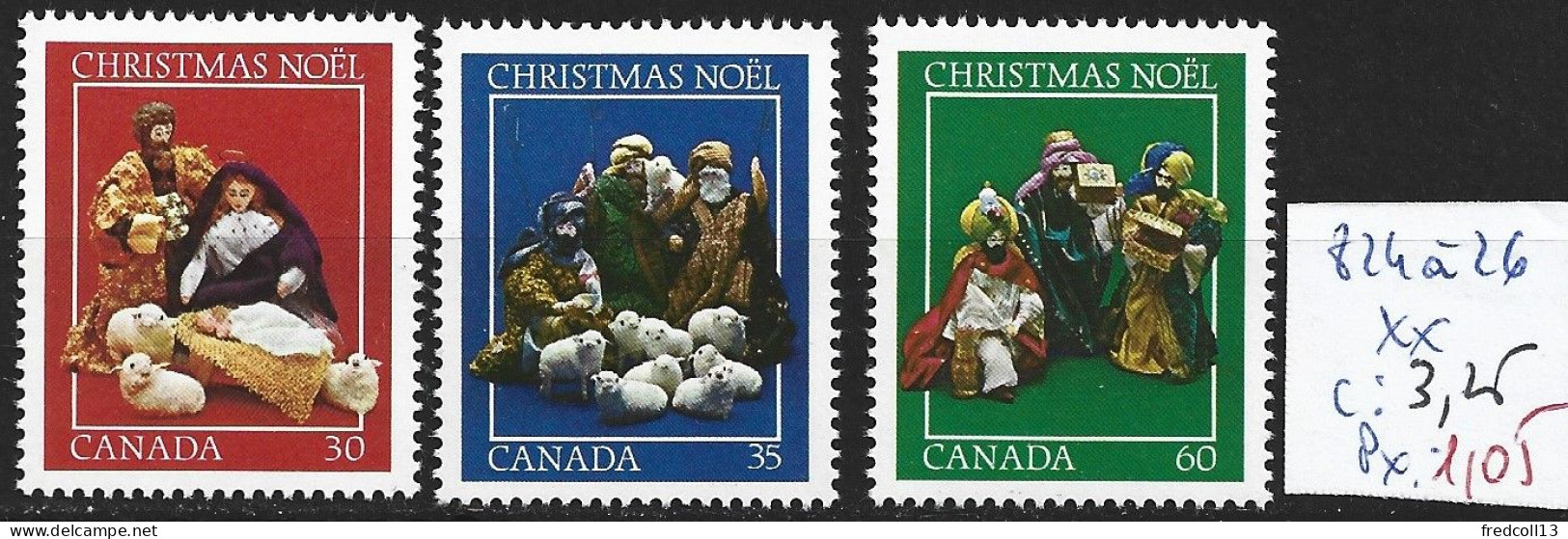 CANADA 824 à 26 ** Côte 3.25 € - Unused Stamps